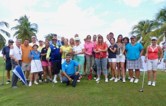 Winners of the Meliá Cuba Golf Cup 2013 at Meliá Las Américas