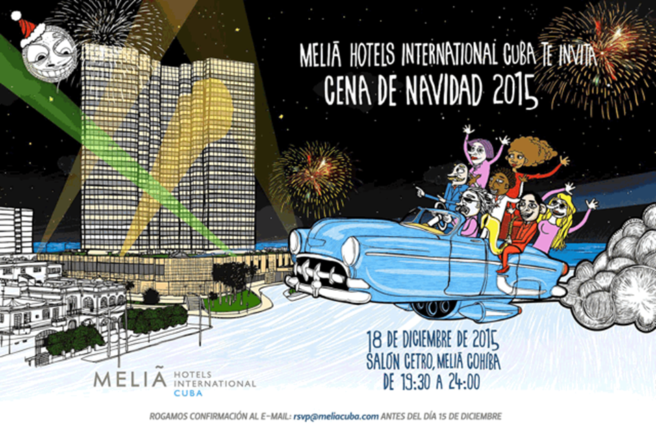 invitacion cena navidad 2015