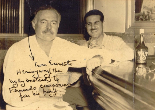 Ernest Hemingway en el Floridita 